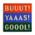 Society6 Design Studio Trilingual Goal Wood Wall Mural