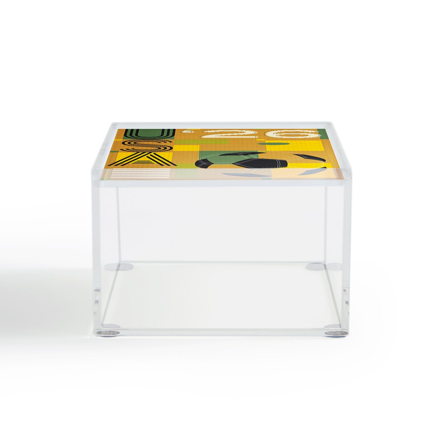 Society6 Design Studio USA 26 Soccer Poster 5 Color Acrylic Box