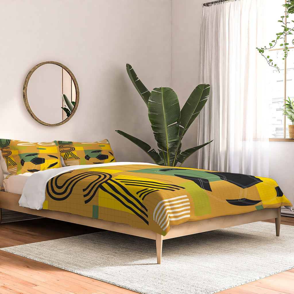 Society6 Design Studio USA 26 Soccer Poster 5 Color Comforter