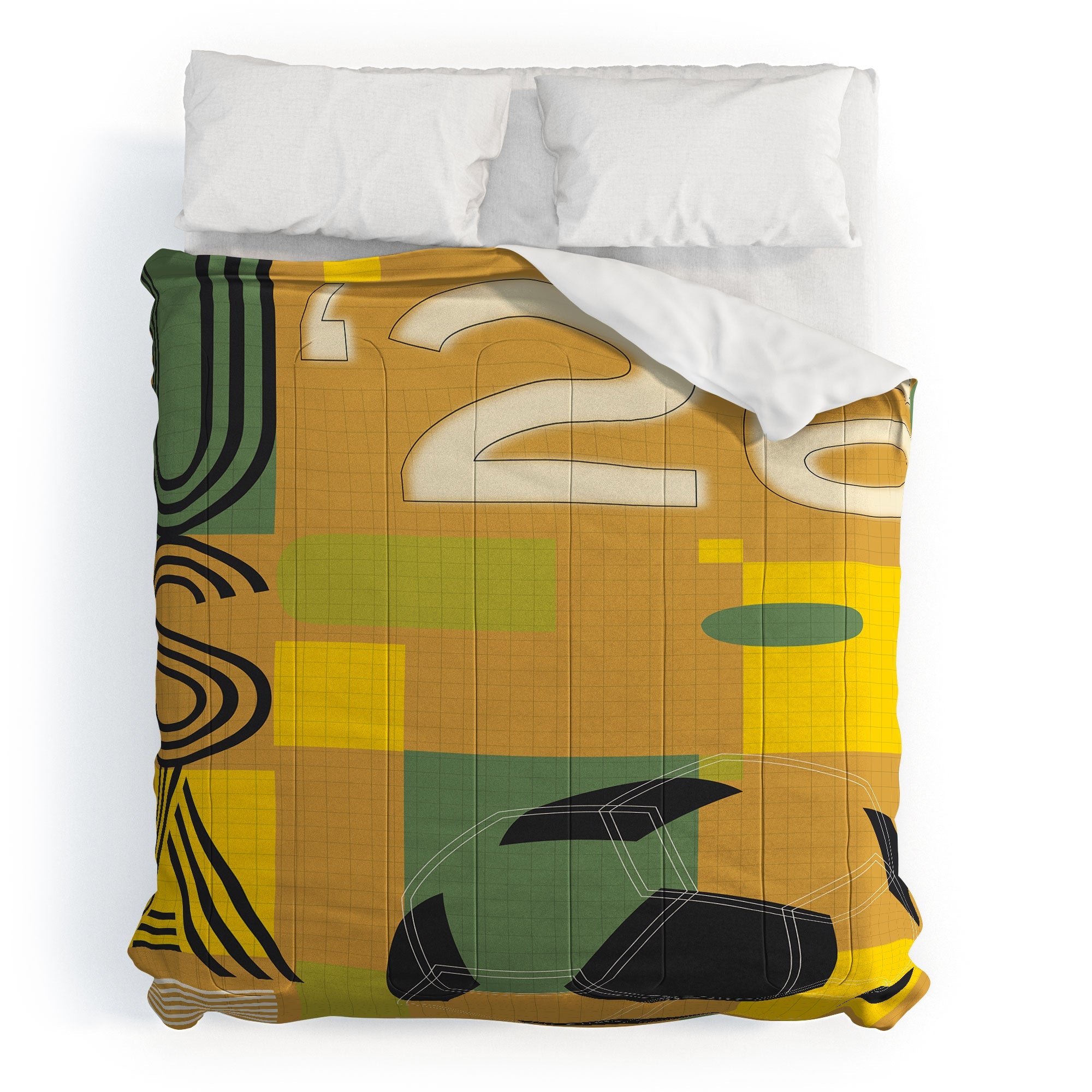 Society6 Design Studio USA 26 Soccer Poster 5 Color Comforter