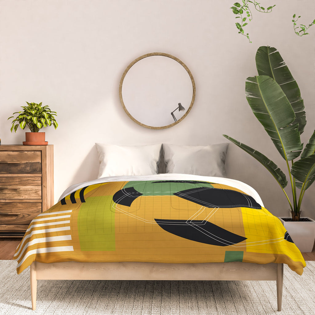 Society6 Design Studio USA 26 Soccer Poster 5 Color Comforter