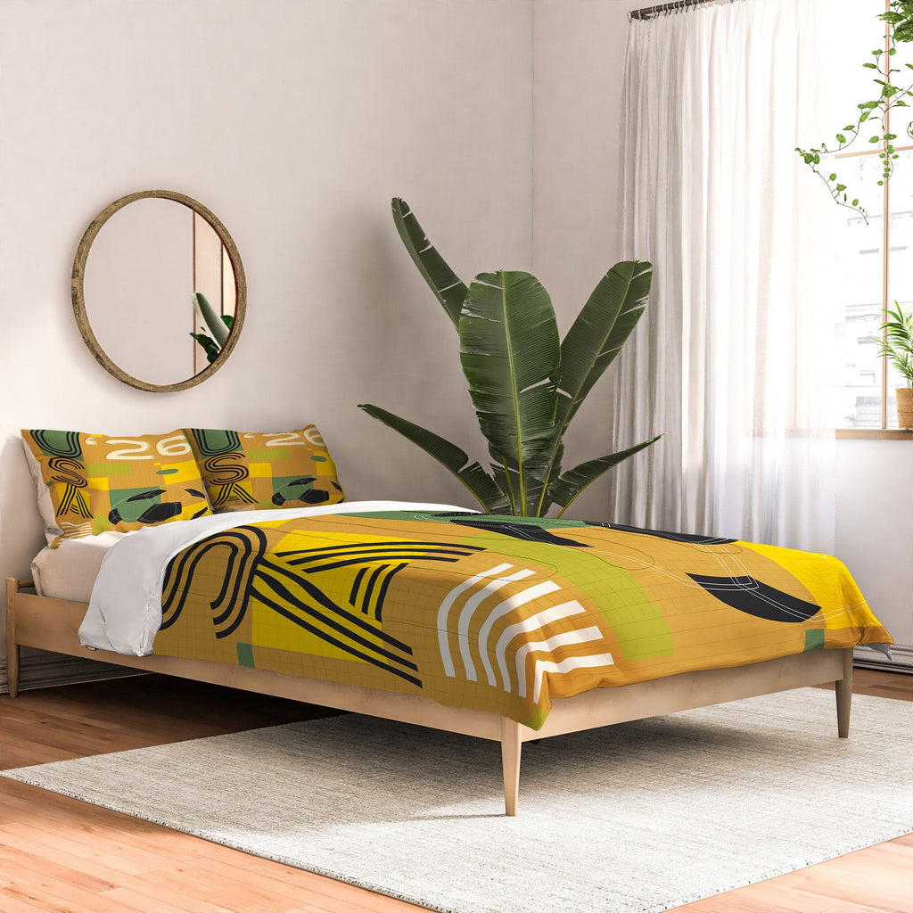 Society6 Design Studio USA 26 Soccer Poster 5 Color Comforter