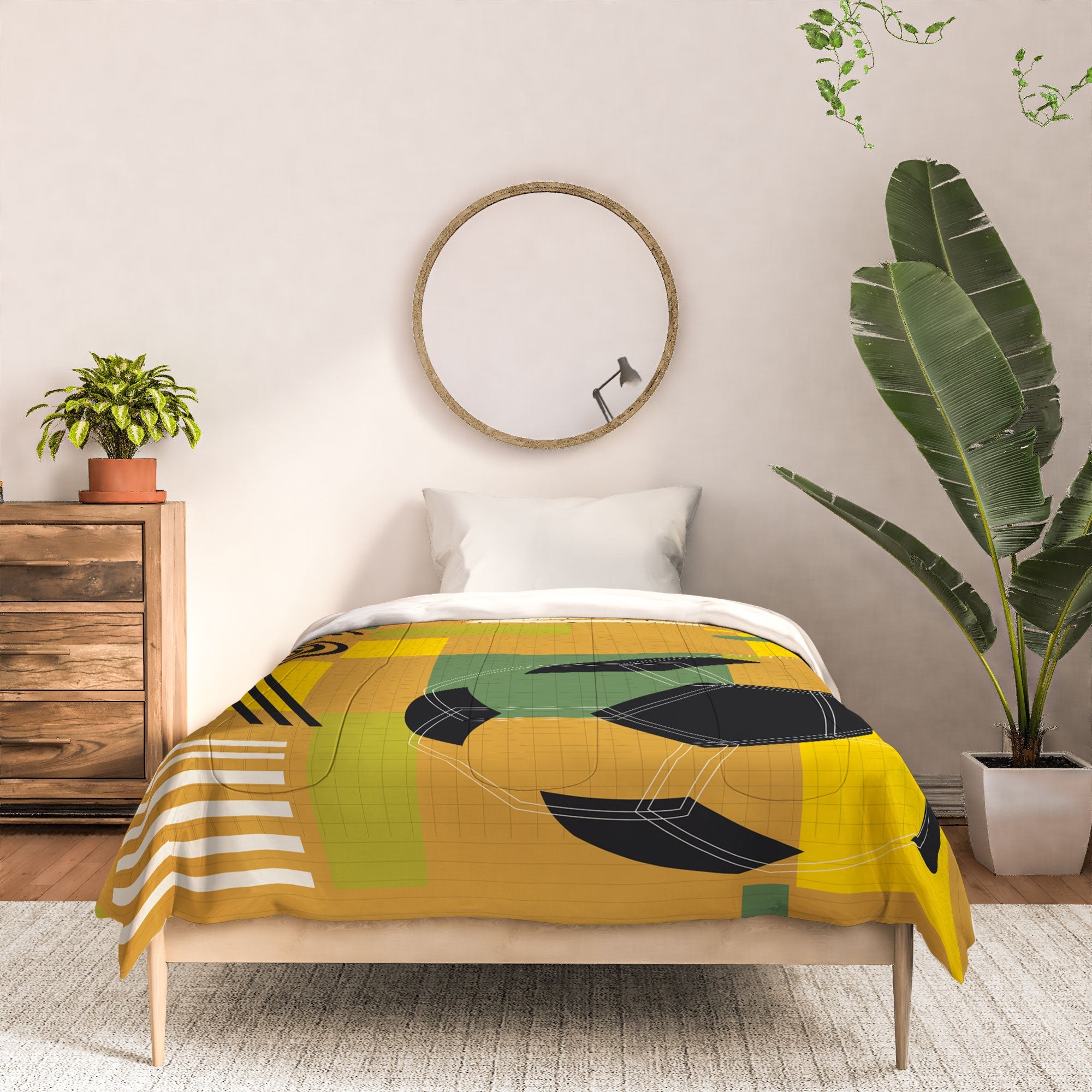 Society6 Design Studio USA 26 Soccer Poster 5 Color Comforter