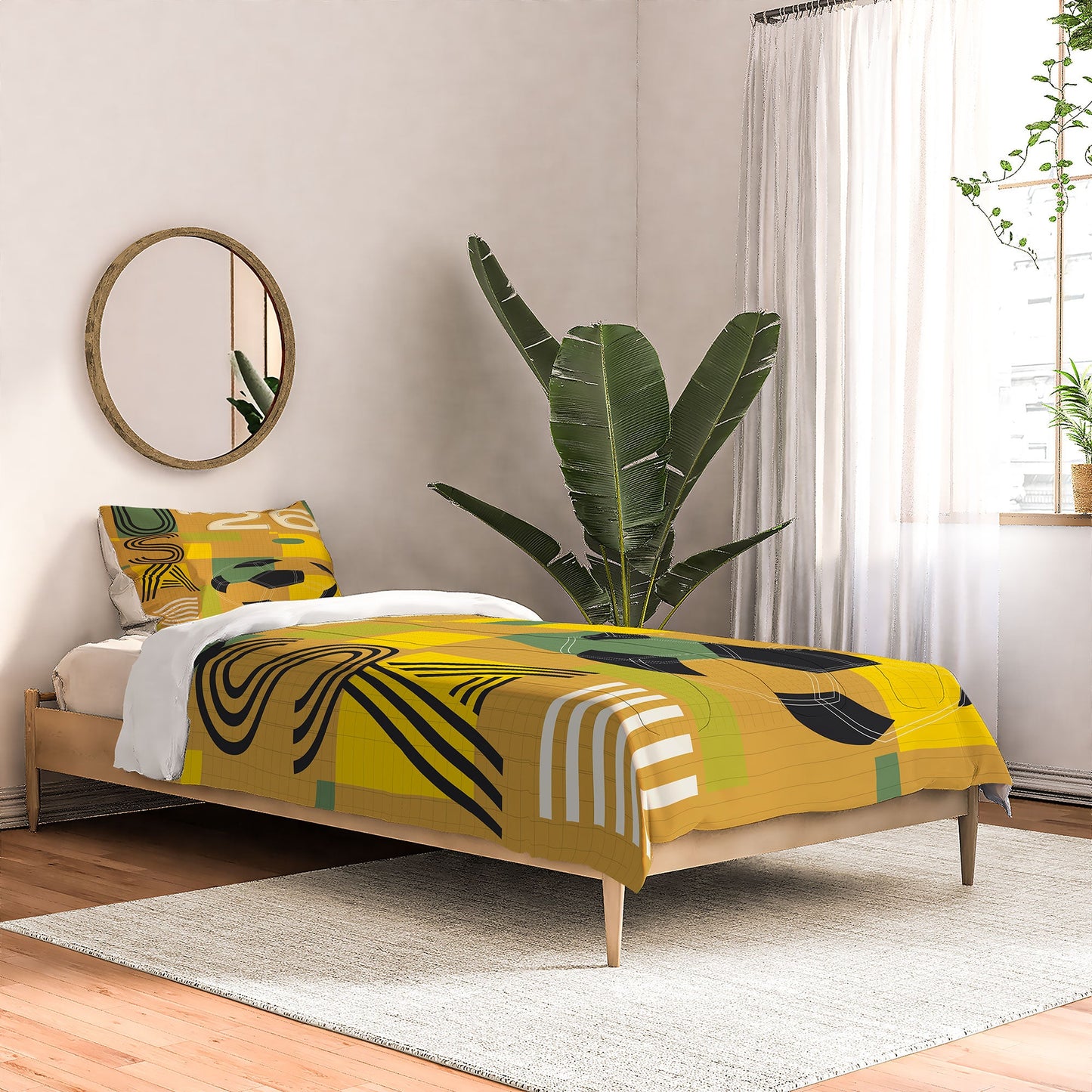 Society6 Design Studio USA 26 Soccer Poster 5 Color Comforter