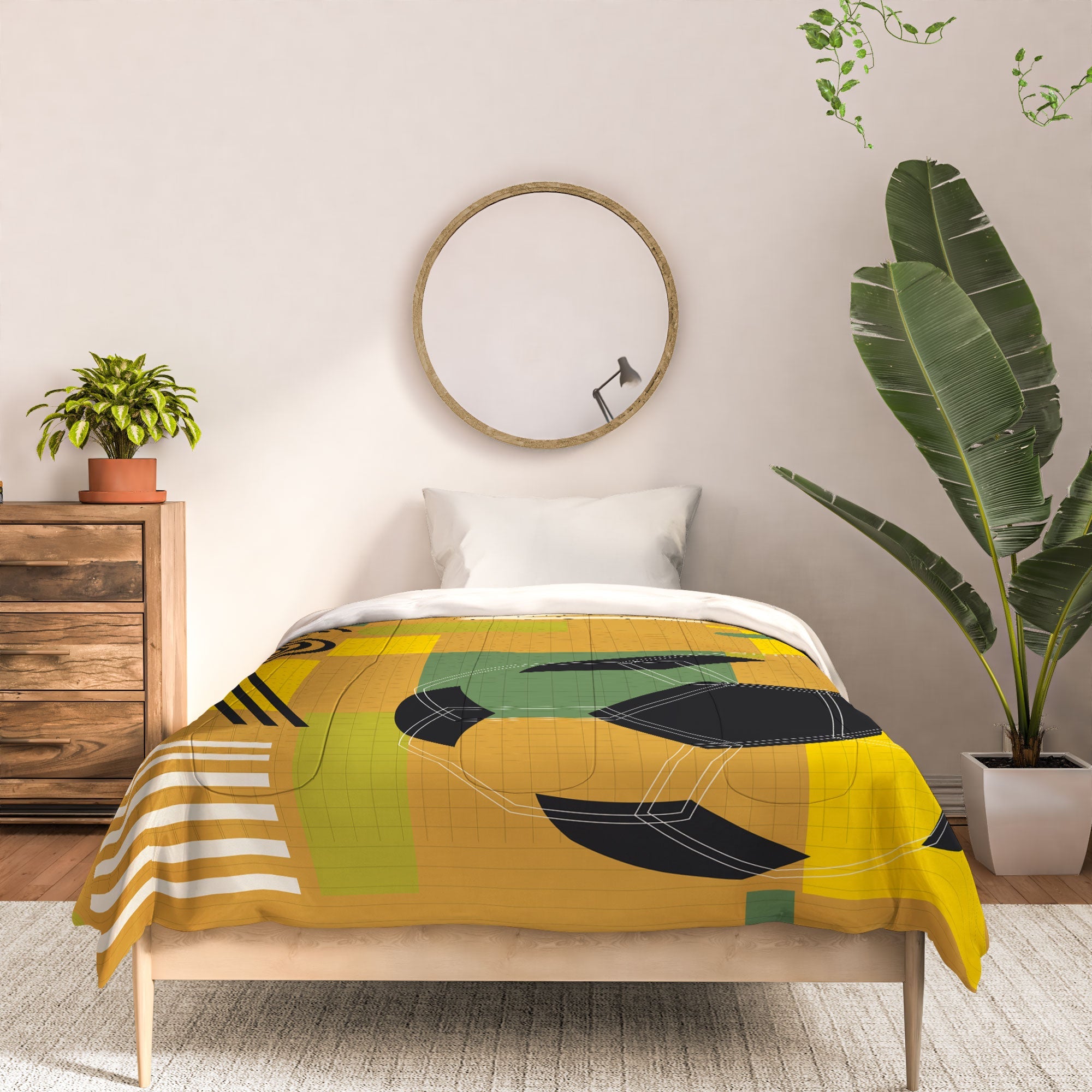 Society6 Design Studio USA 26 Soccer Poster 5 Color Comforter