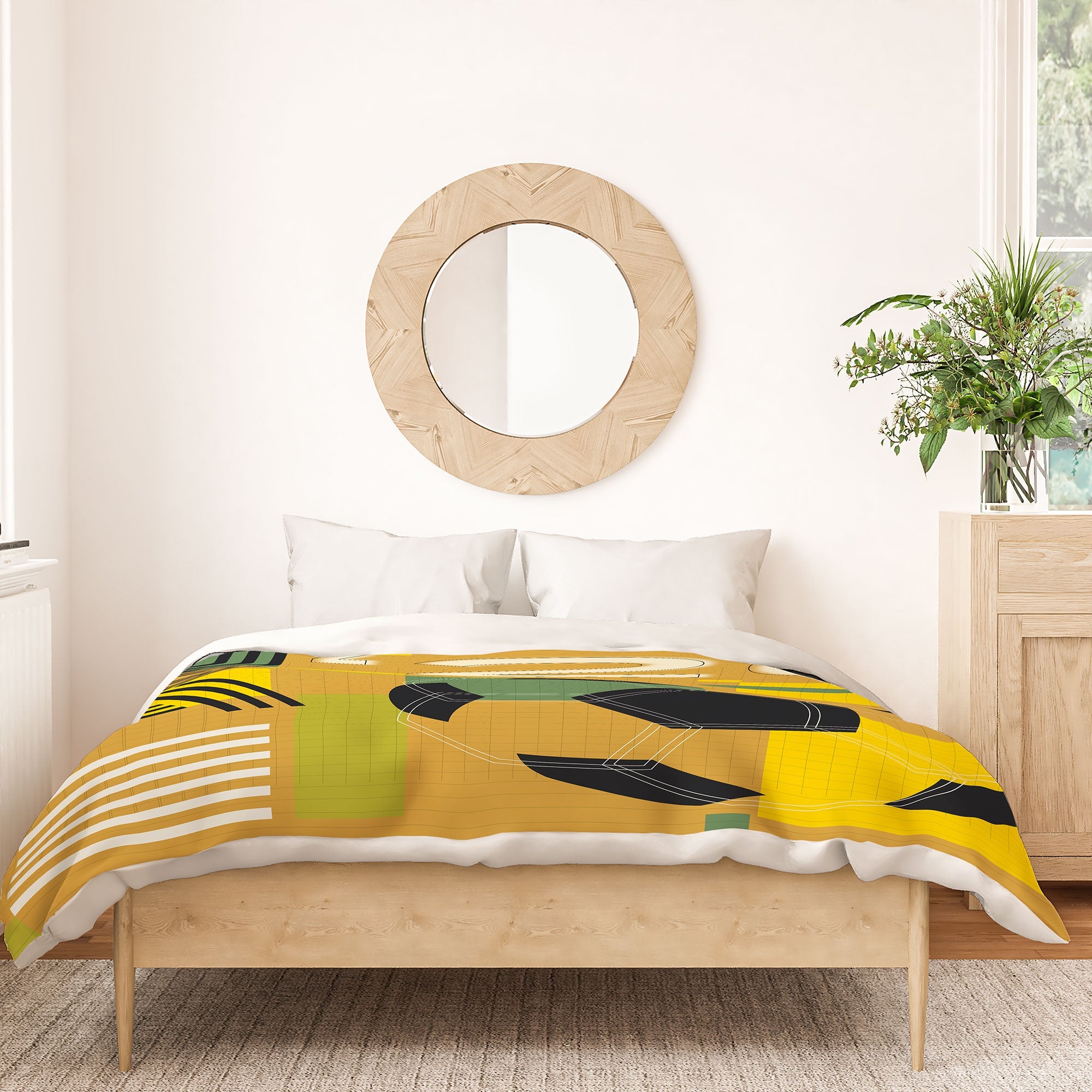 Society6 Design Studio USA 26 Soccer Poster 5 Color Duvet Cover
