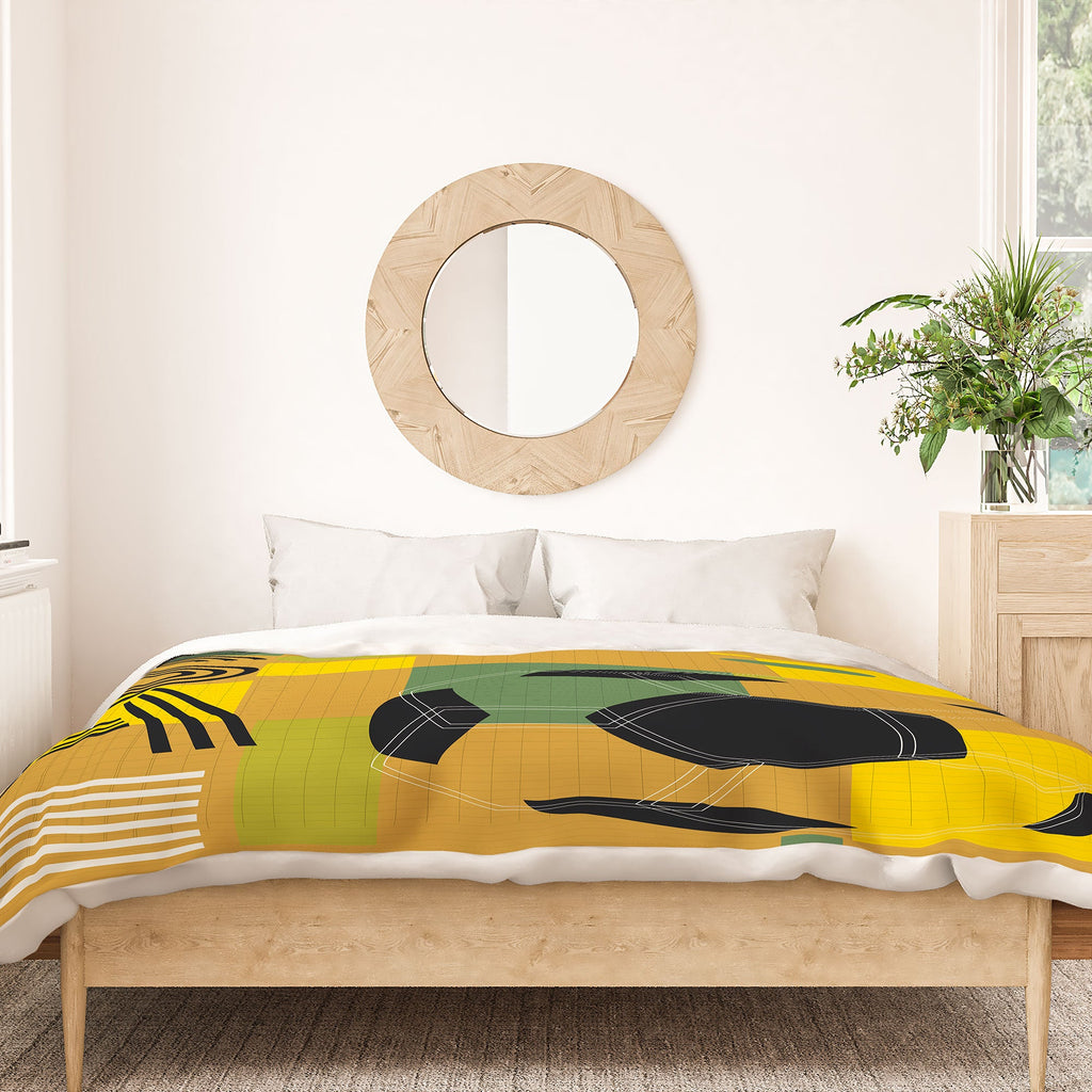 Society6 Design Studio USA 26 Soccer Poster 5 Color Duvet Cover
