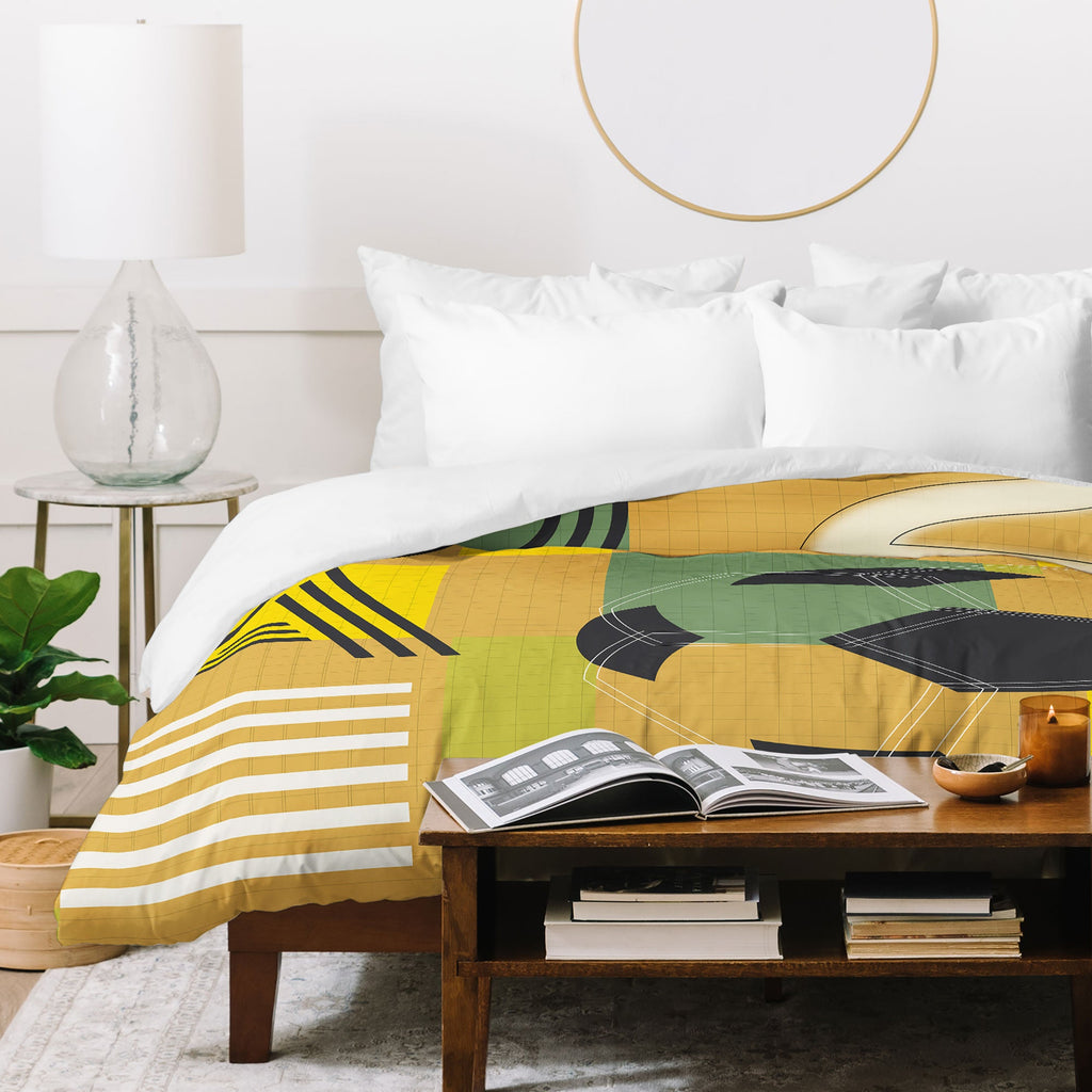Society6 Design Studio USA 26 Soccer Poster 5 Color Duvet Cover