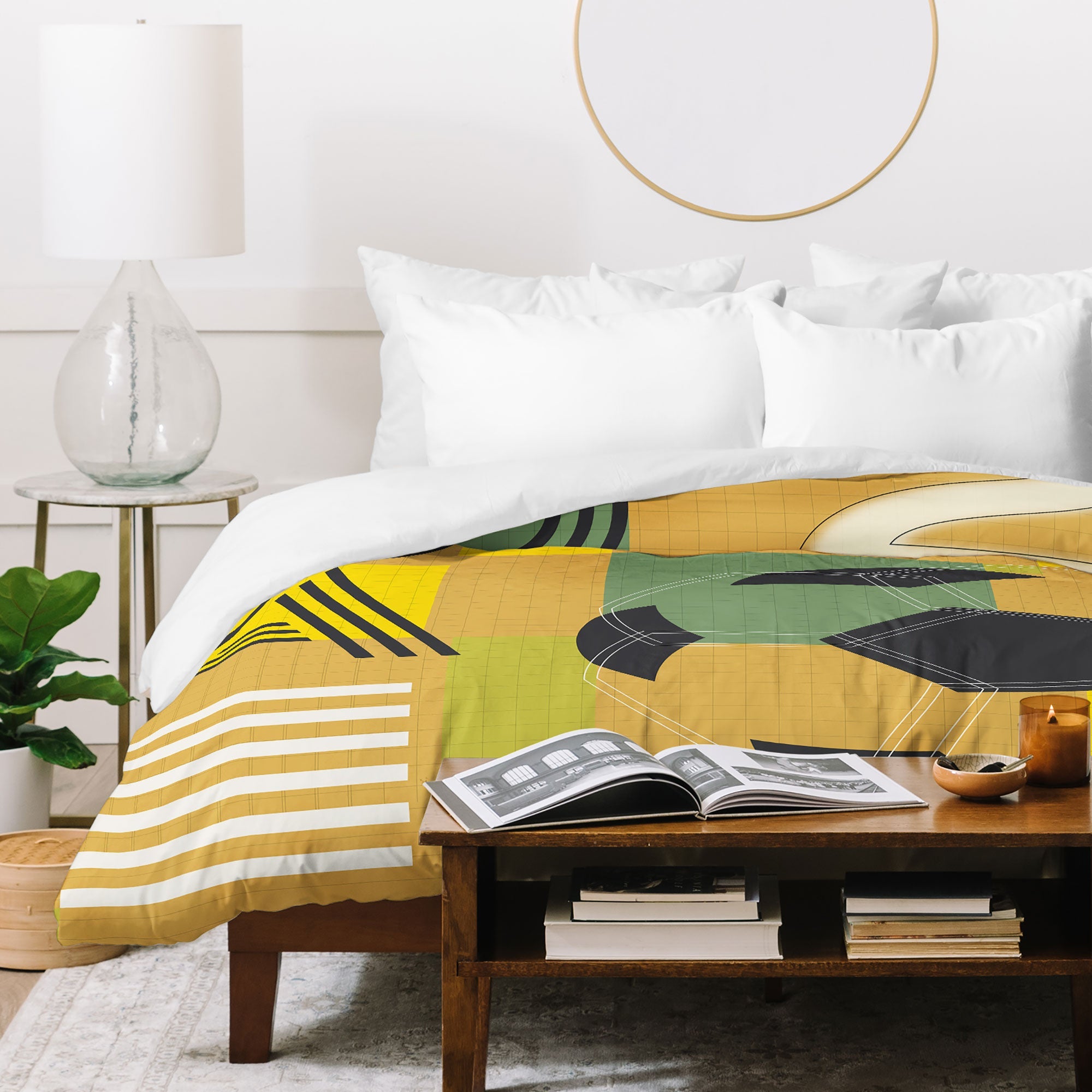 Society6 Design Studio USA 26 Soccer Poster 5 Color Duvet Cover