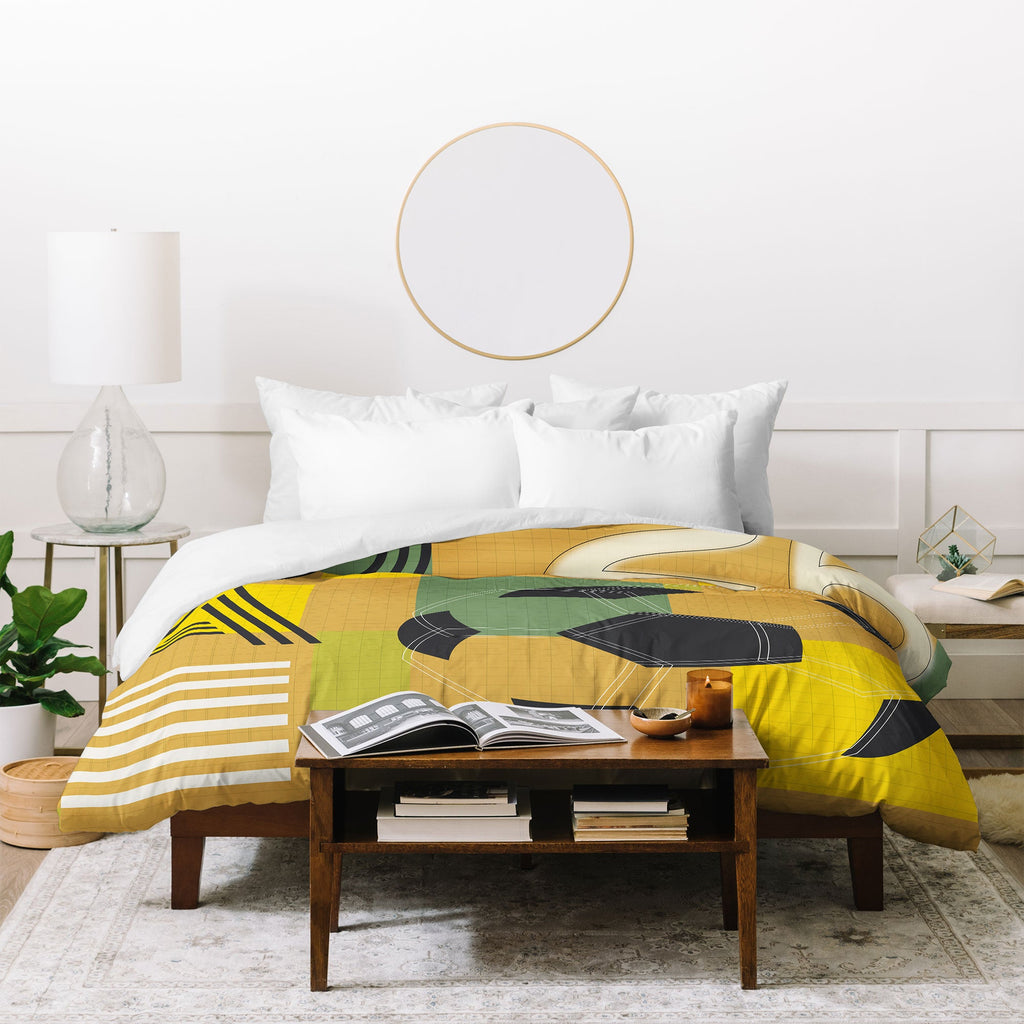 Society6 Design Studio USA 26 Soccer Poster 5 Color Duvet Cover