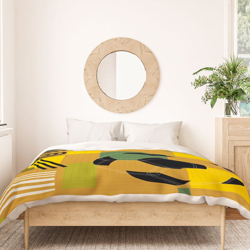 Society6 Design Studio USA 26 Soccer Poster 5 Color Duvet Cover