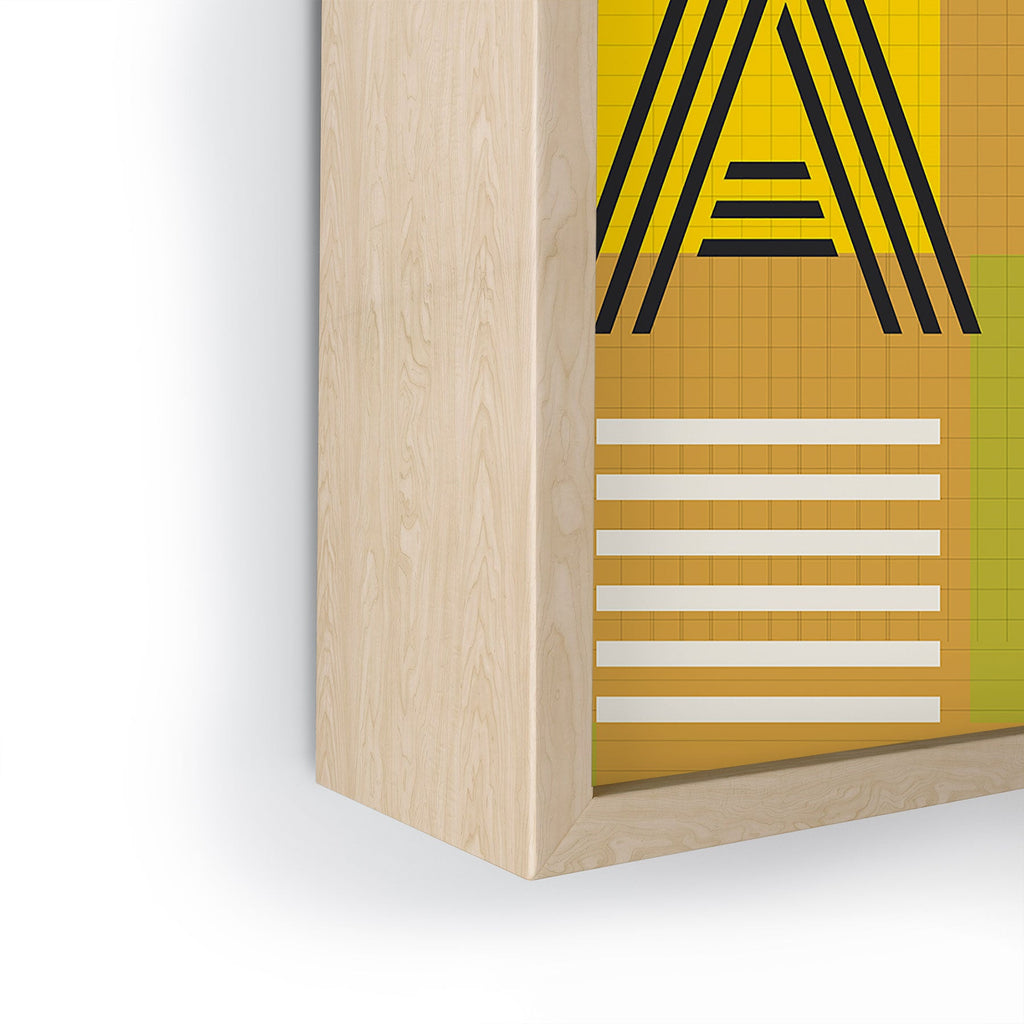 Society6 Design Studio USA 26 Soccer Poster 5 Color Framed Mini Art Print