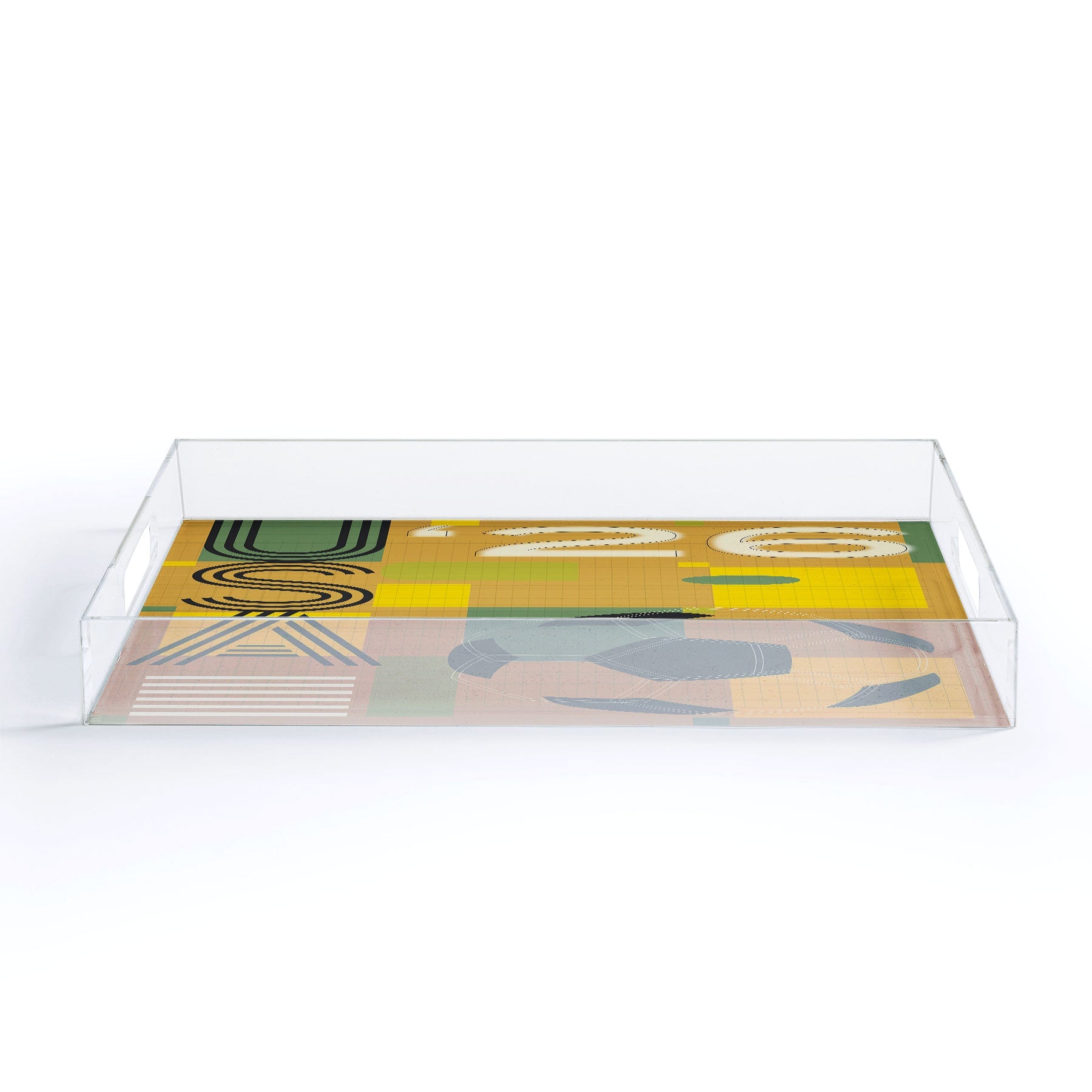 Society6 Design Studio USA 26 Soccer Poster 5 Color Acrylic Tray