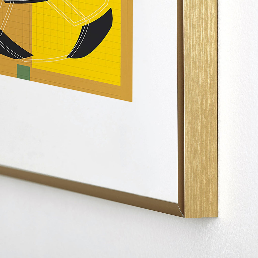 Society6 Design Studio USA 26 Soccer Poster 5 Color Metal Framed Art Print