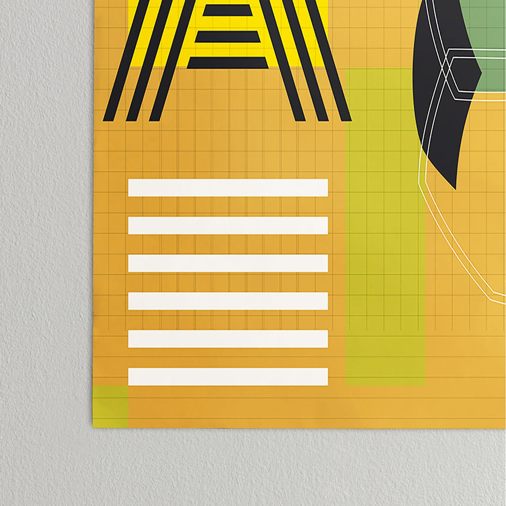 Society6 Design Studio USA 26 Soccer Poster 5 Color Poster