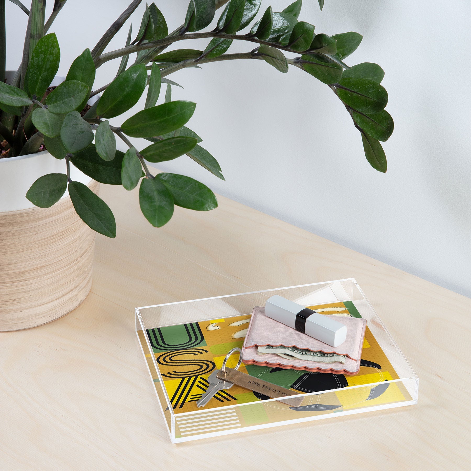 Society6 Design Studio USA 26 Soccer Poster 5 Color Acrylic Tray