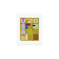 Society6 Design Studio USA 26 Soccer Poster Full Color Art Print