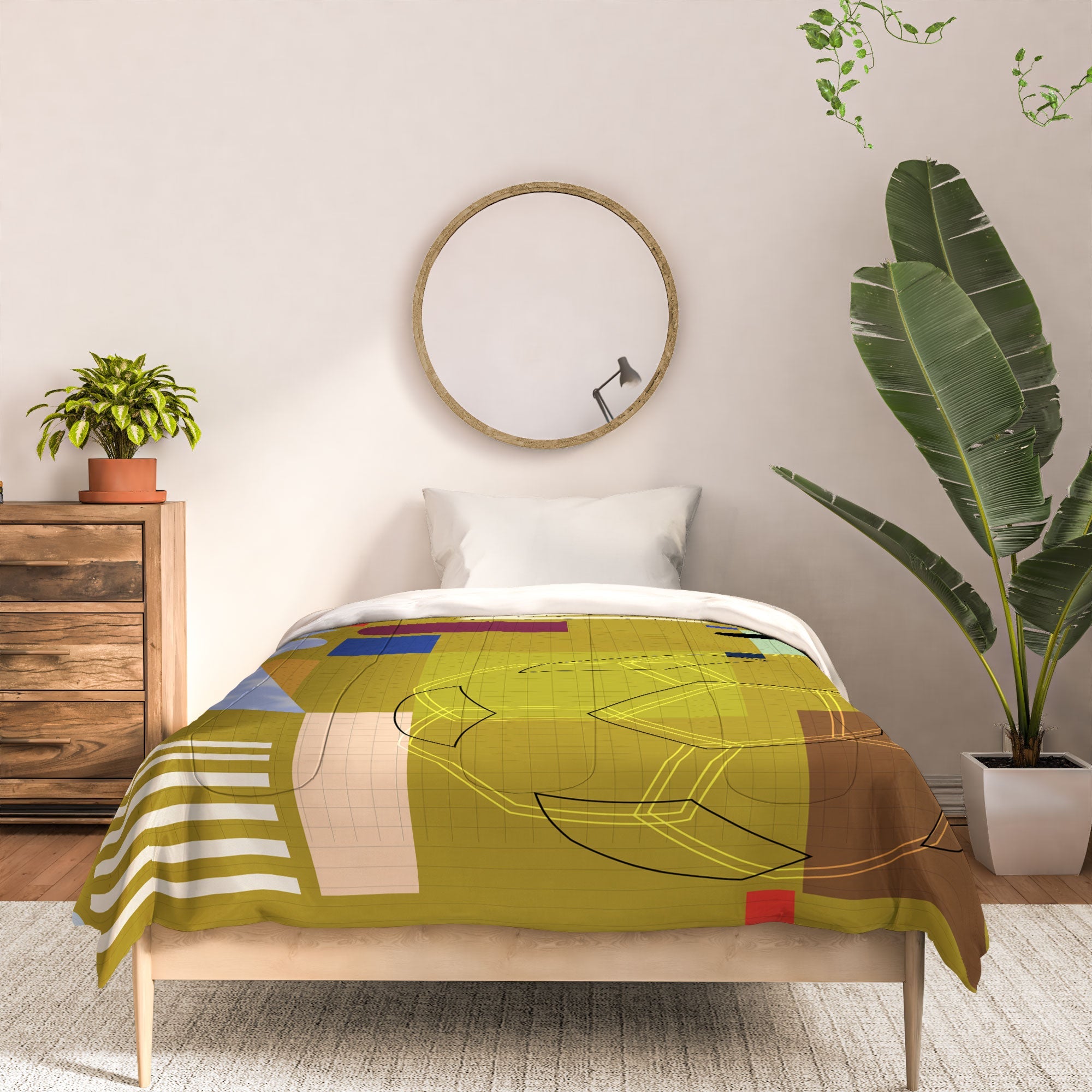 Society6 Design Studio USA 26 Soccer Poster Full Color Comforter