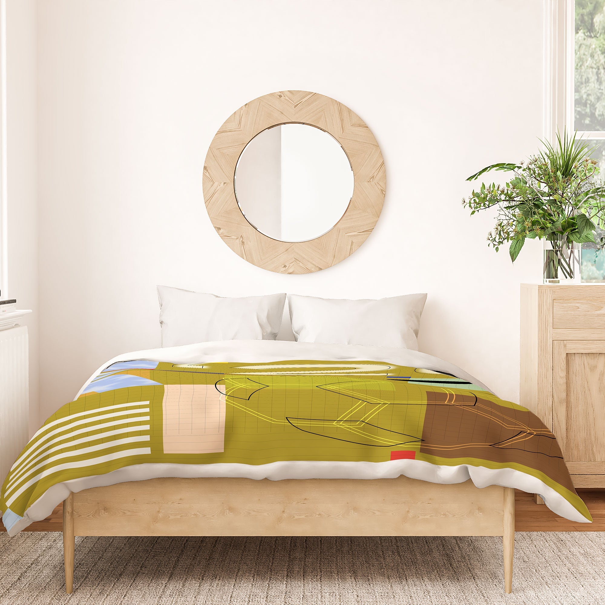 Society6 Design Studio USA 26 Soccer Poster Full Color Duvet Cover