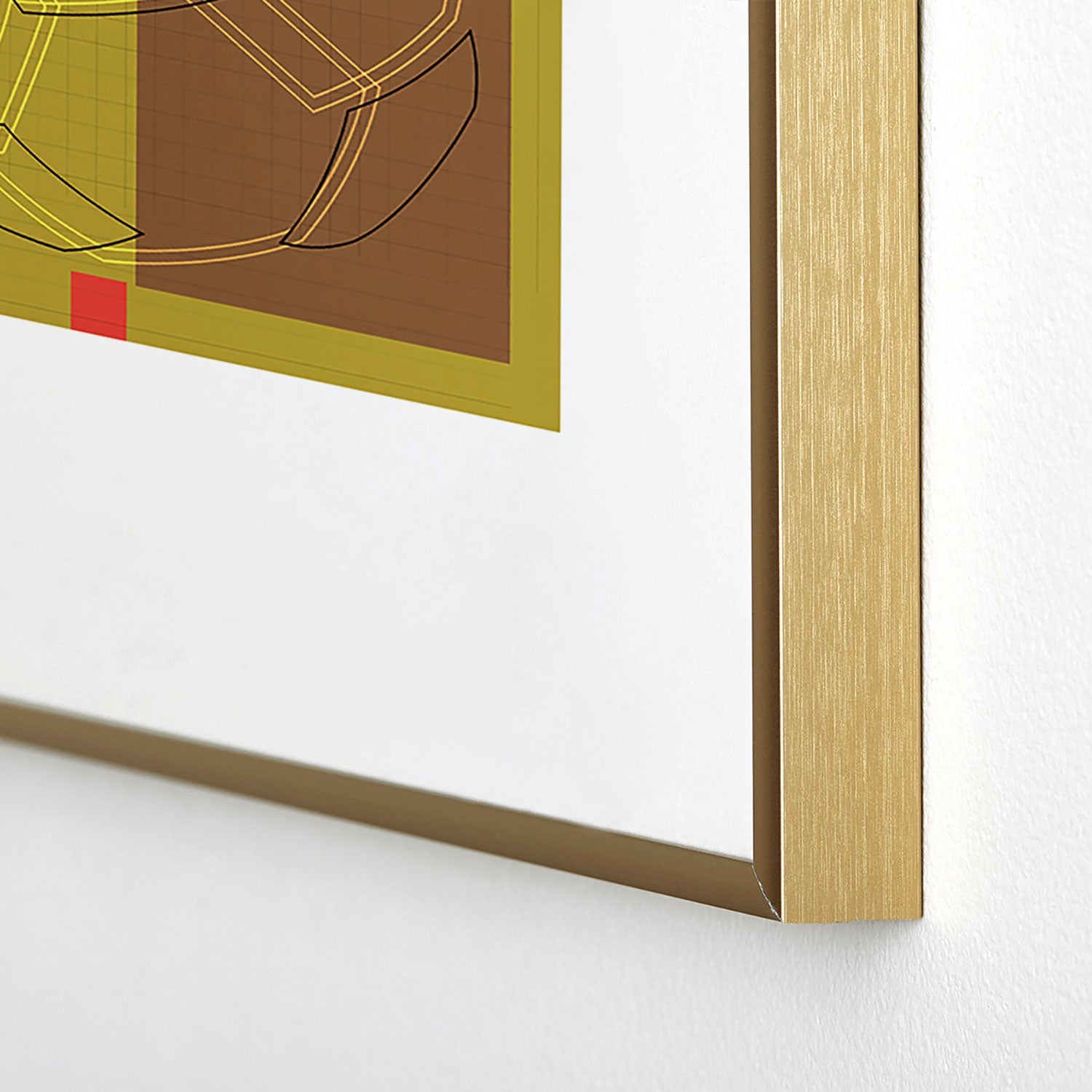 Society6 Design Studio USA 26 Soccer Poster Full Color Metal Framed Art Print