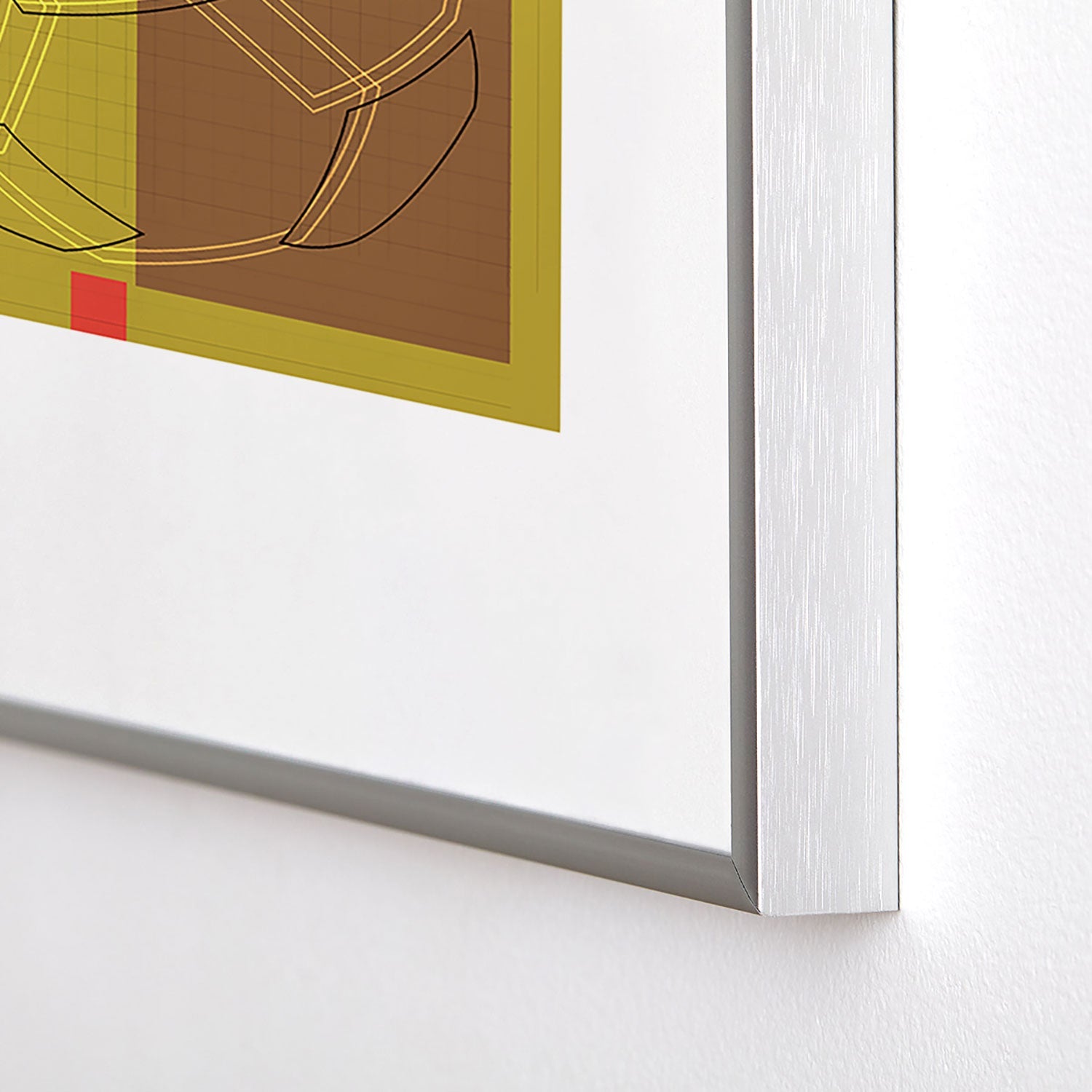 Society6 Design Studio USA 26 Soccer Poster Full Color Metal Framed Art Print