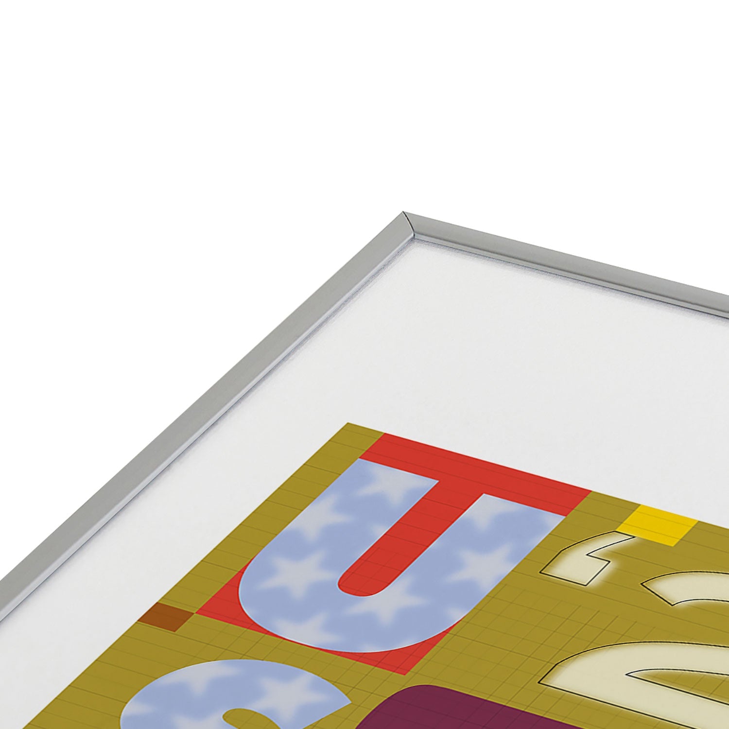 Society6 Design Studio USA 26 Soccer Poster Full Color Metal Framed Art Print