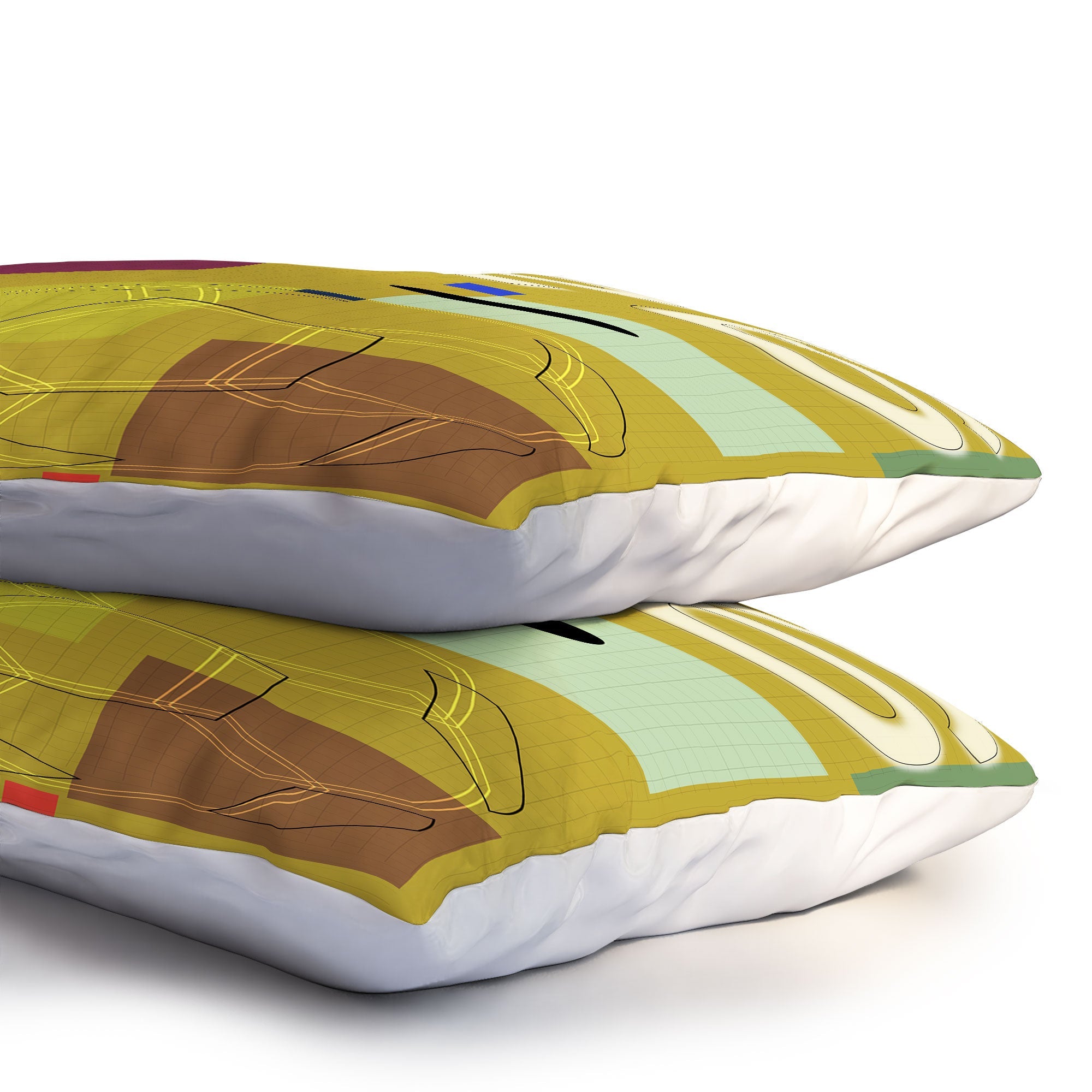 Society6 Design Studio USA 26 Soccer Poster Full Color Pillow Shams