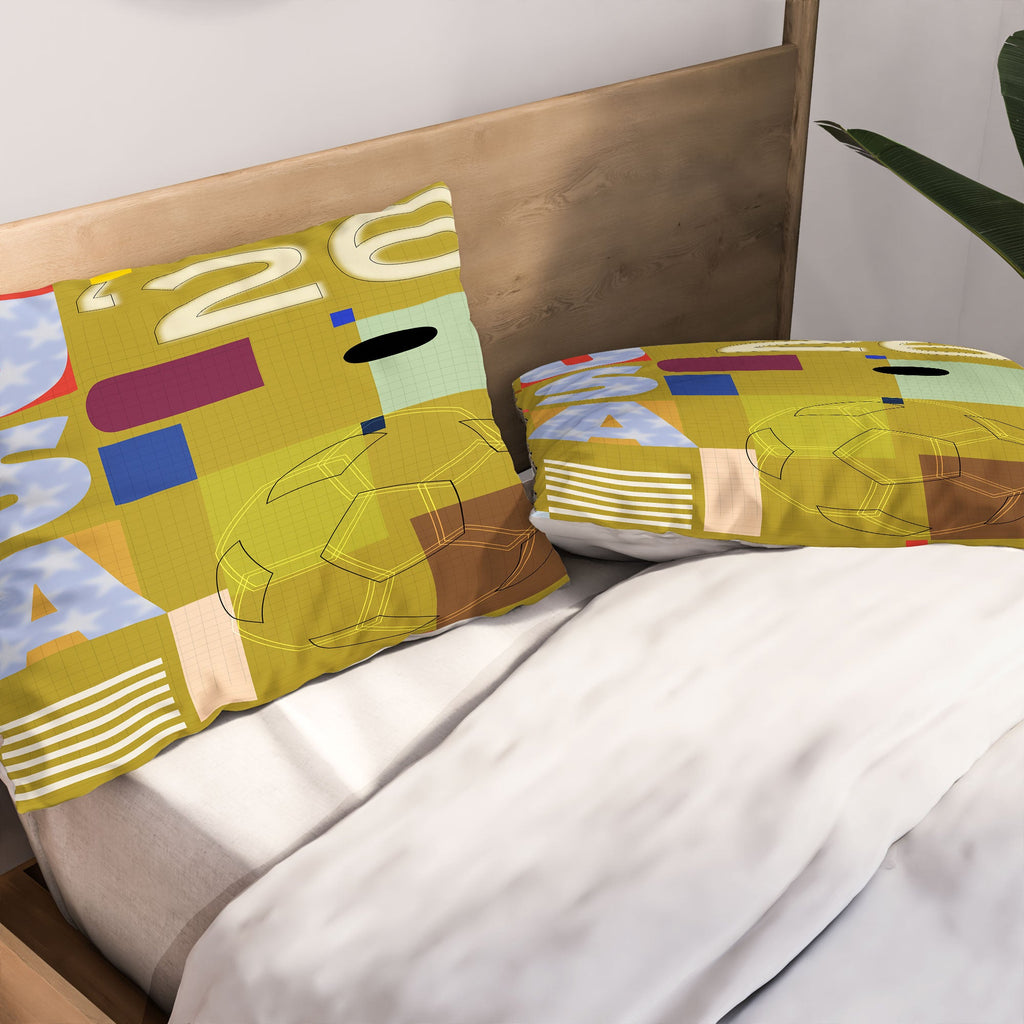 Society6 Design Studio USA 26 Soccer Poster Full Color Pillow Shams