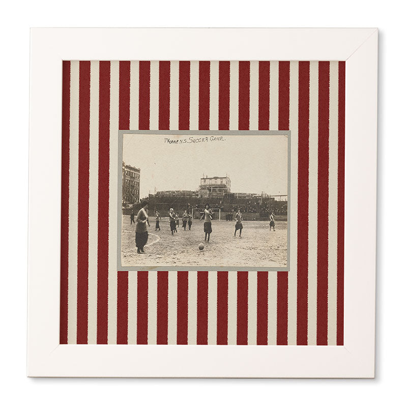 Society6 Design Studio Womens Soccer Game Framed Wall Art
