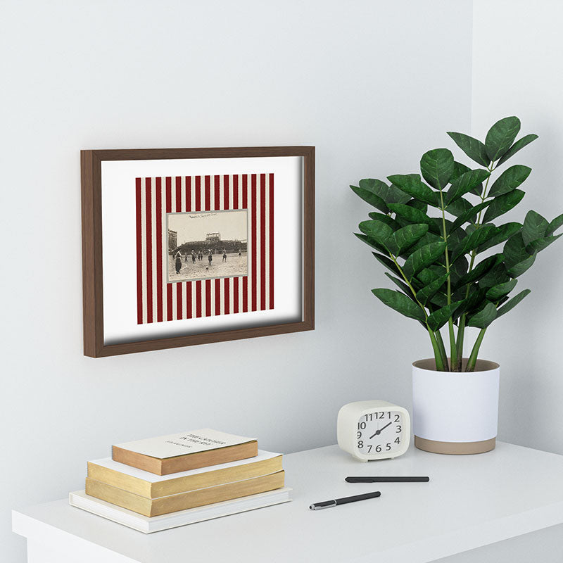 Society6 Design Studio Womens Soccer Game Recessed Framing Rectangle