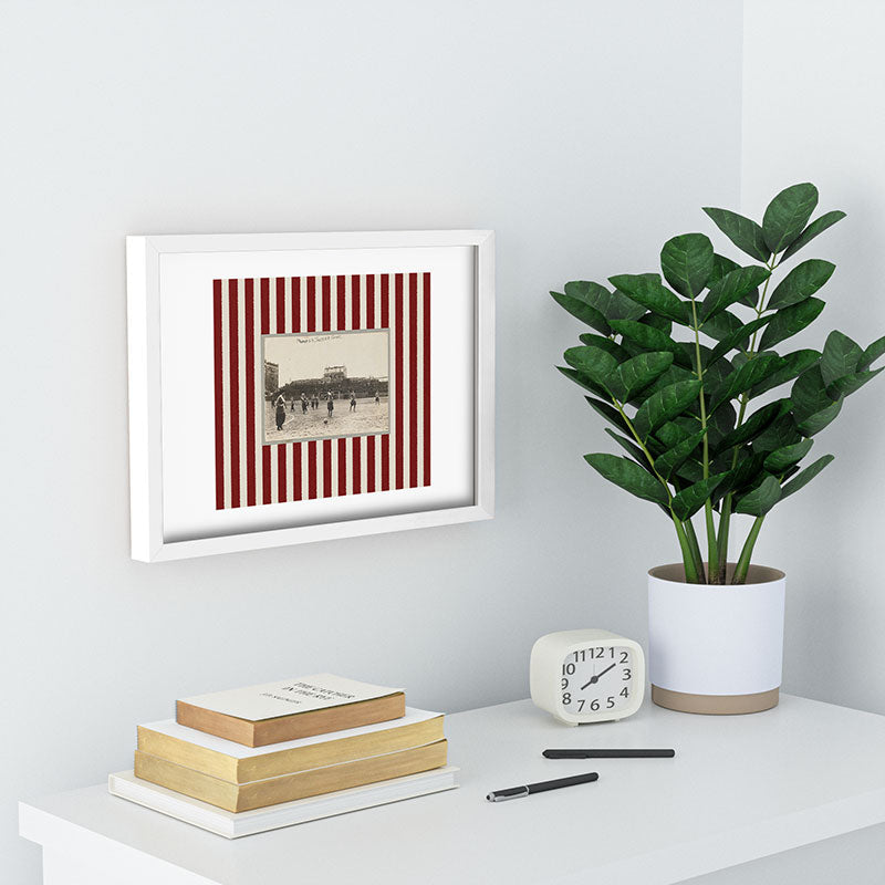 Society6 Design Studio Womens Soccer Game Recessed Framing Rectangle