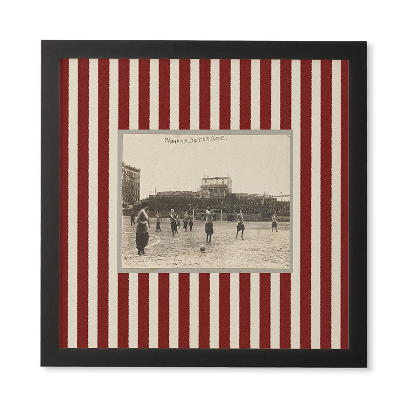 Society6 Design Studio Womens Soccer Game Framed Wall Art