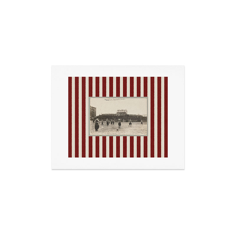 Society6 Design Studio Womens Soccer Game Art Print