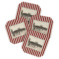 Society6 Design Studio Womens Soccer Game Coaster Set