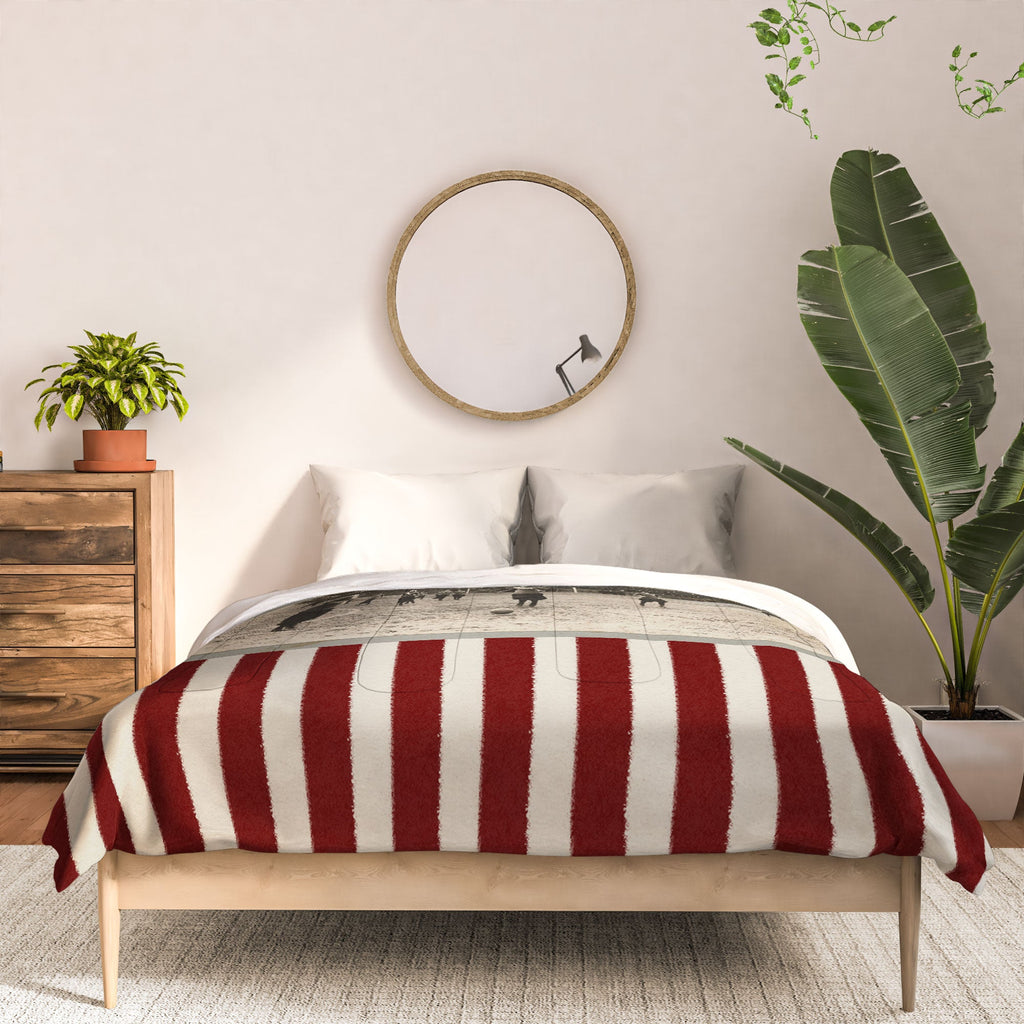 Society6 Design Studio Womens Soccer Game Comforter