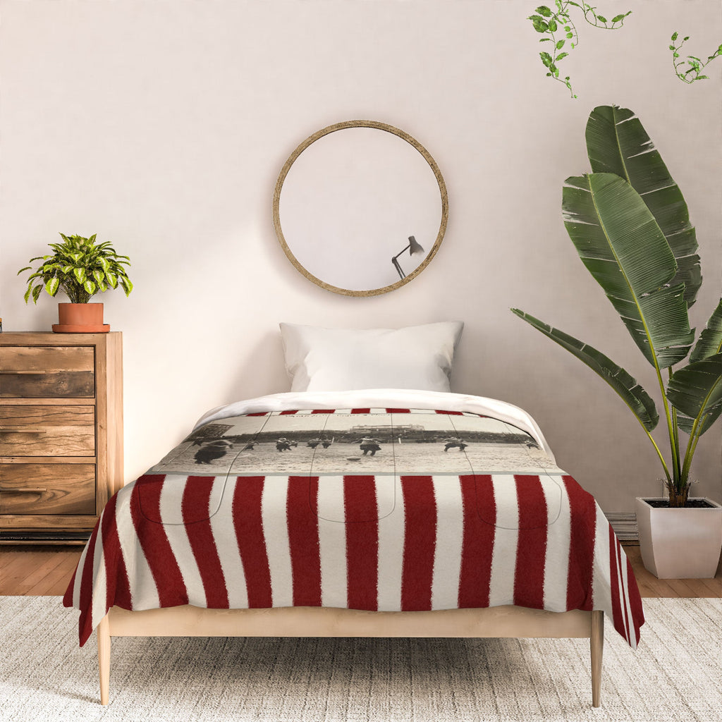 Society6 Design Studio Womens Soccer Game Comforter