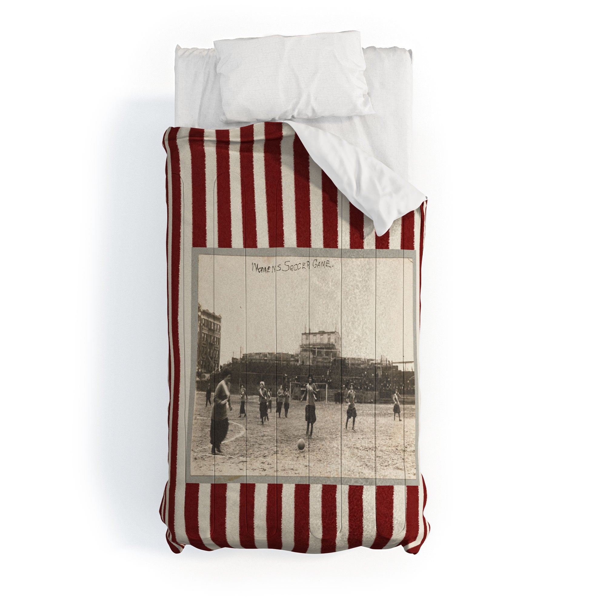 Society6 Design Studio Womens Soccer Game Comforter