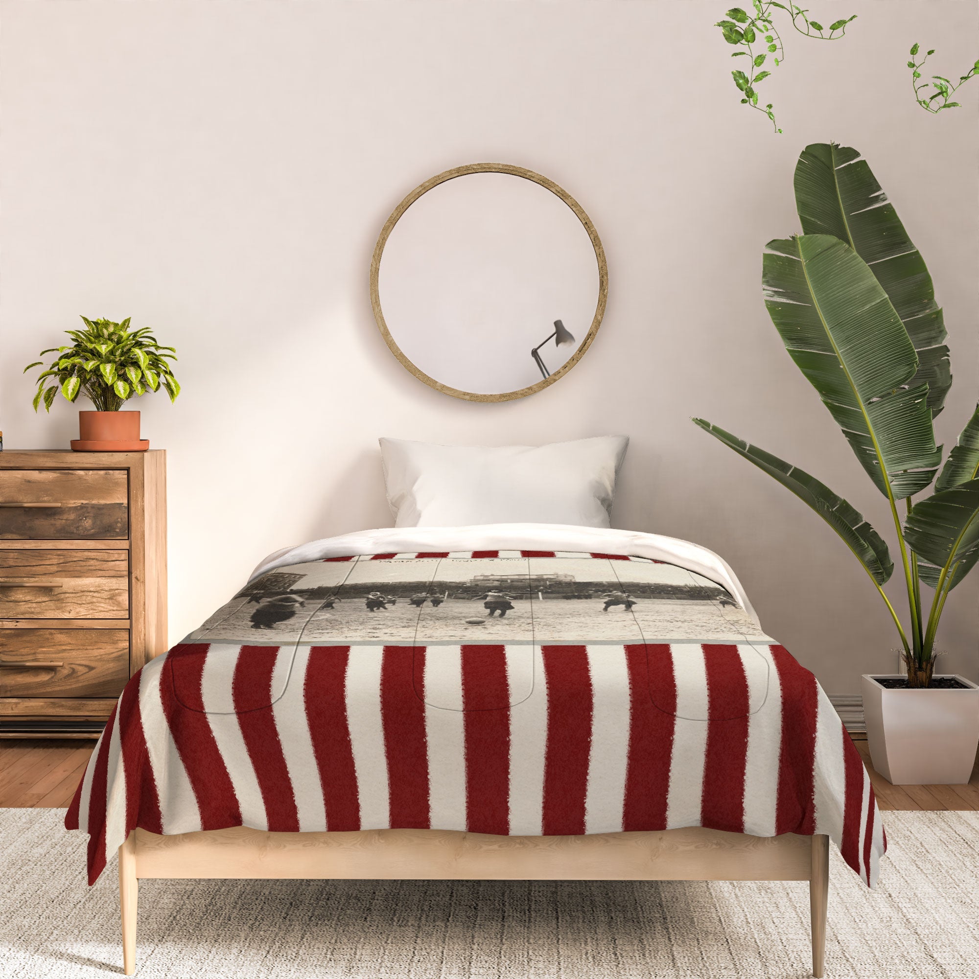 Society6 Design Studio Womens Soccer Game Comforter
