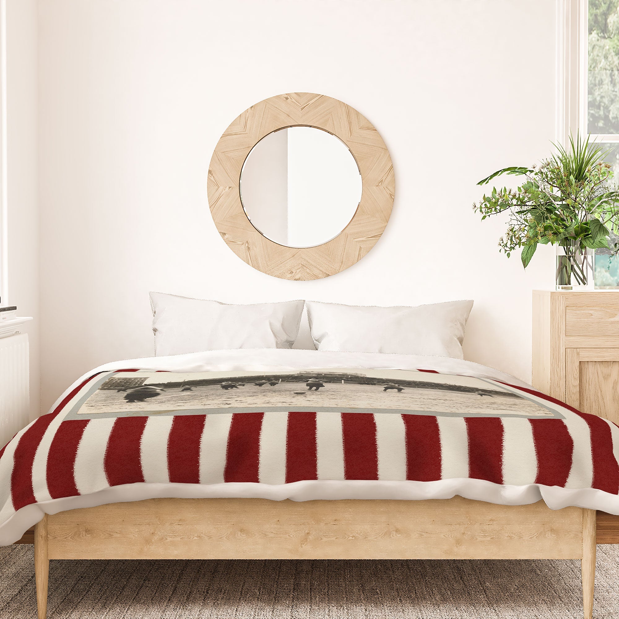 Society6 Design Studio Womens Soccer Game Duvet Cover