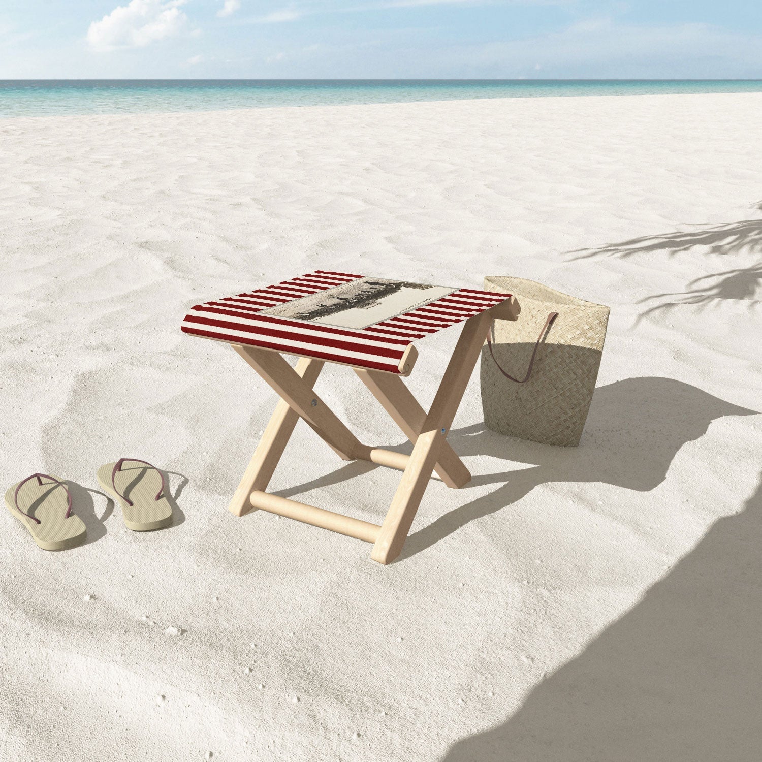 Society6 Design Studio Womens Soccer Game Folding Stool