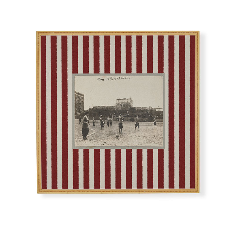 Society6 Design Studio Womens Soccer Game Framed Wall Art