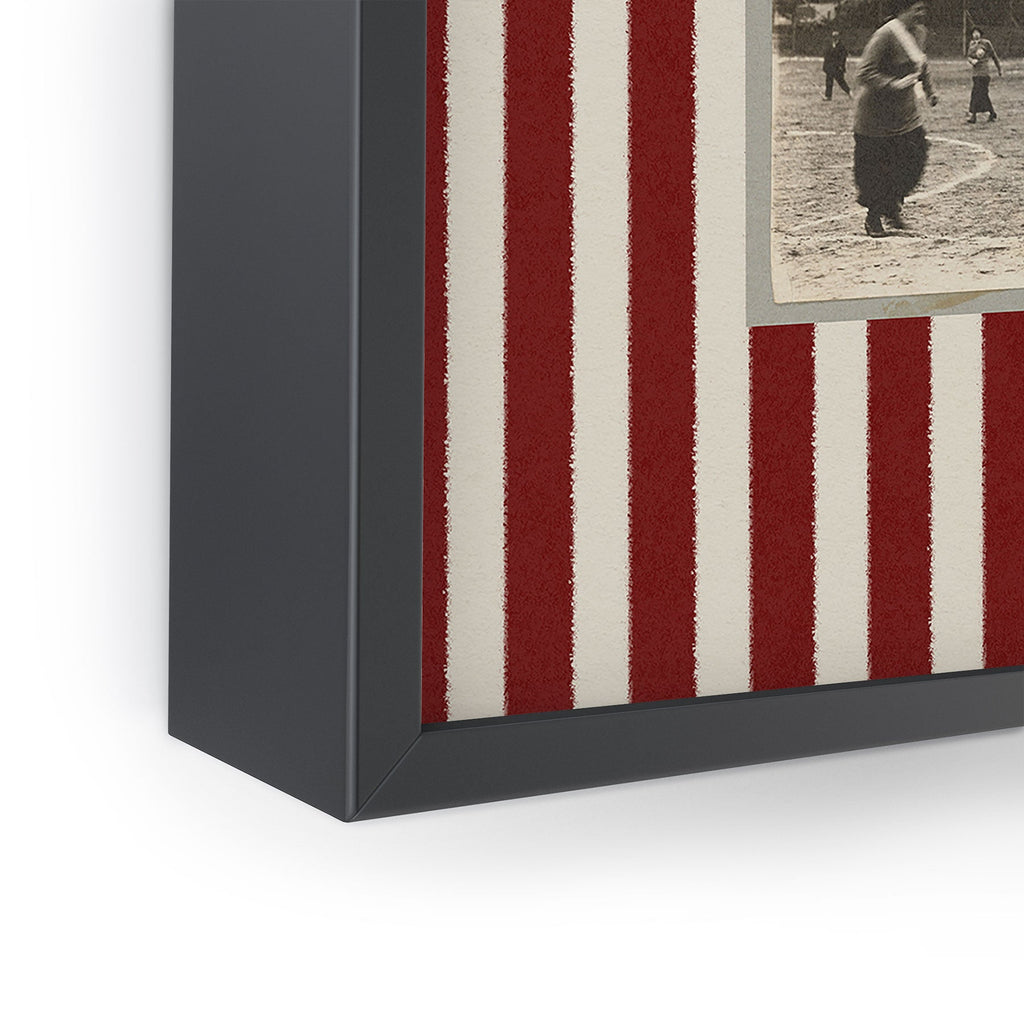 Society6 Design Studio Womens Soccer Game Framed Mini Art Print