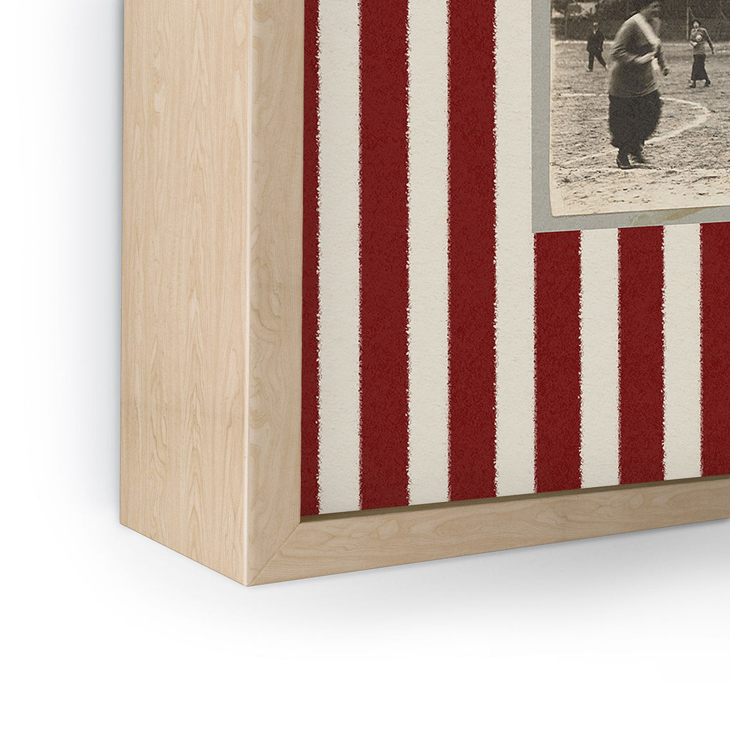 Society6 Design Studio Womens Soccer Game Framed Mini Art Print