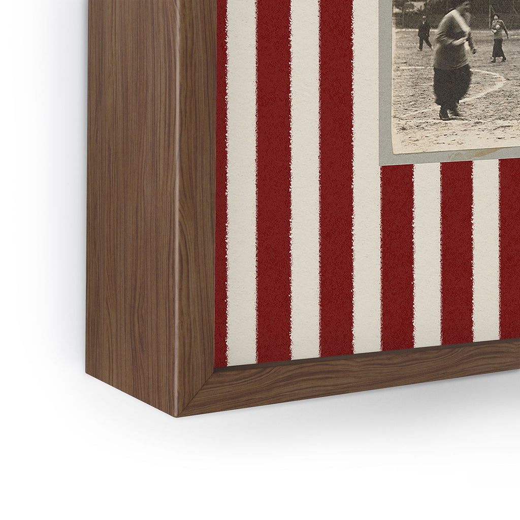 Society6 Design Studio Womens Soccer Game Framed Mini Art Print
