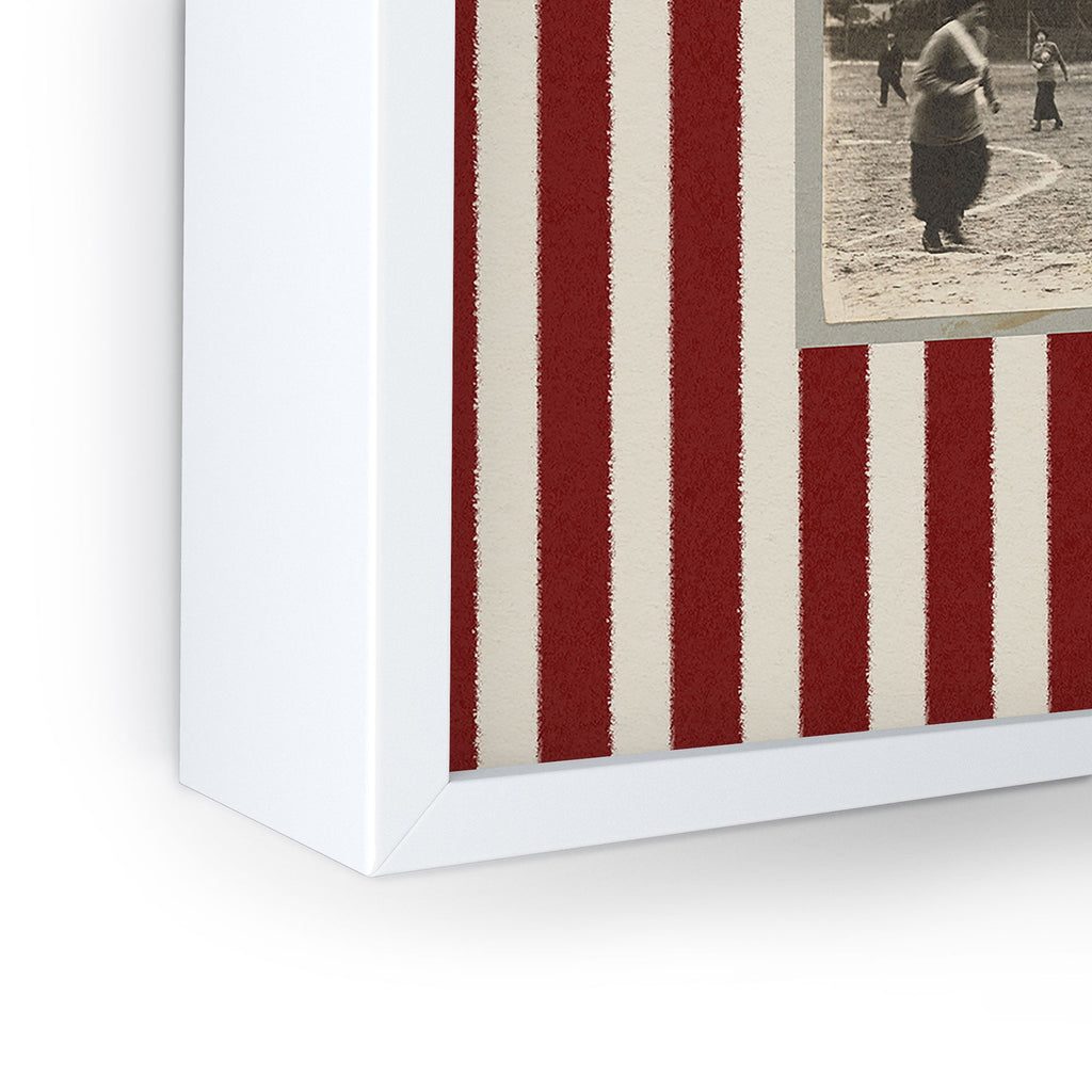 Society6 Design Studio Womens Soccer Game Framed Mini Art Print