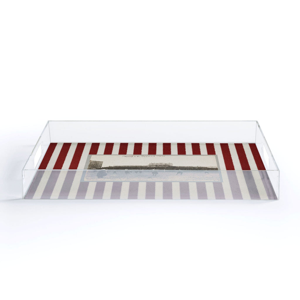 Society6 Design Studio Womens Soccer Game Acrylic Tray