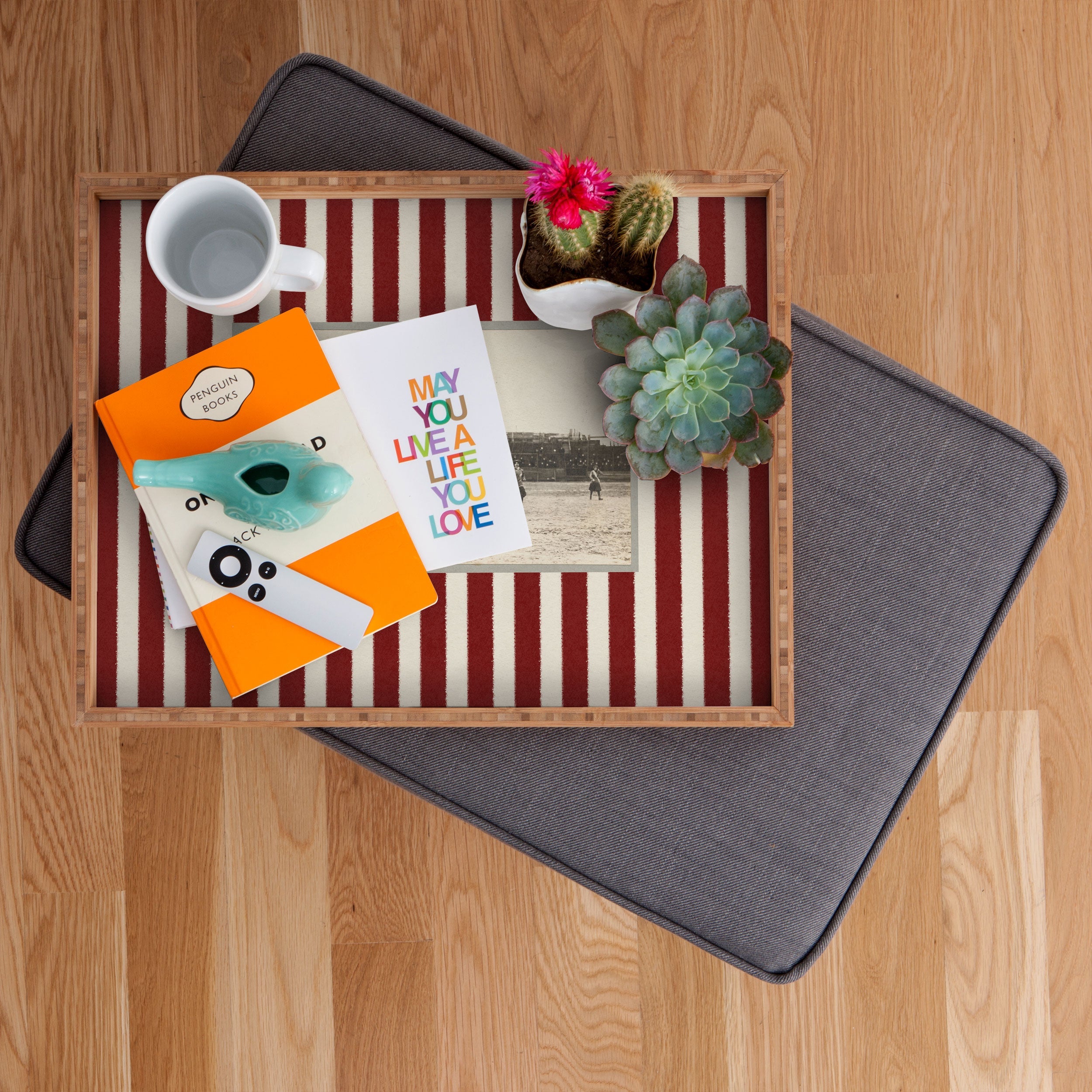Society6 Design Studio Womens Soccer Game Rectangular Tray