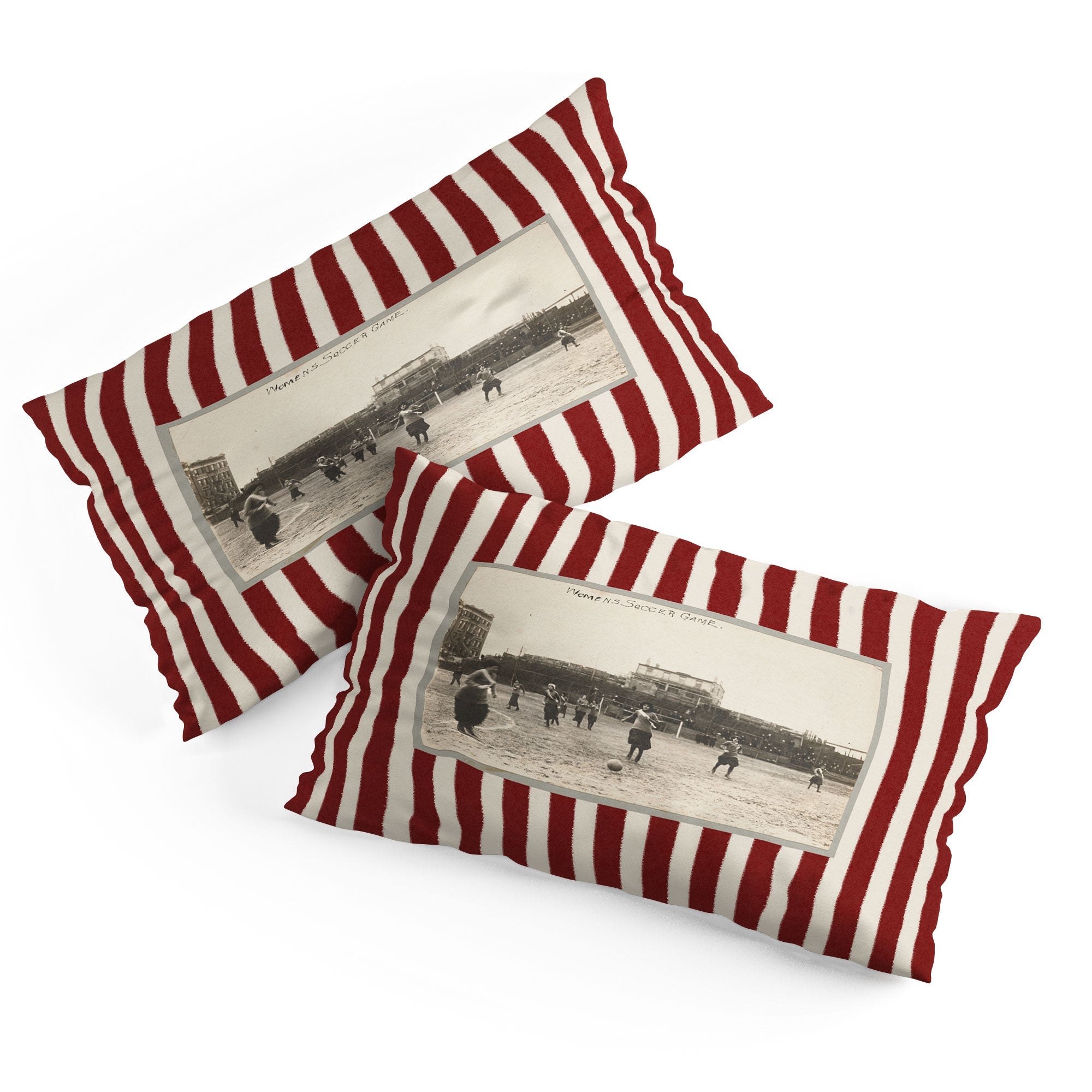 Society6 Design Studio Womens Soccer Game Pillow Shams