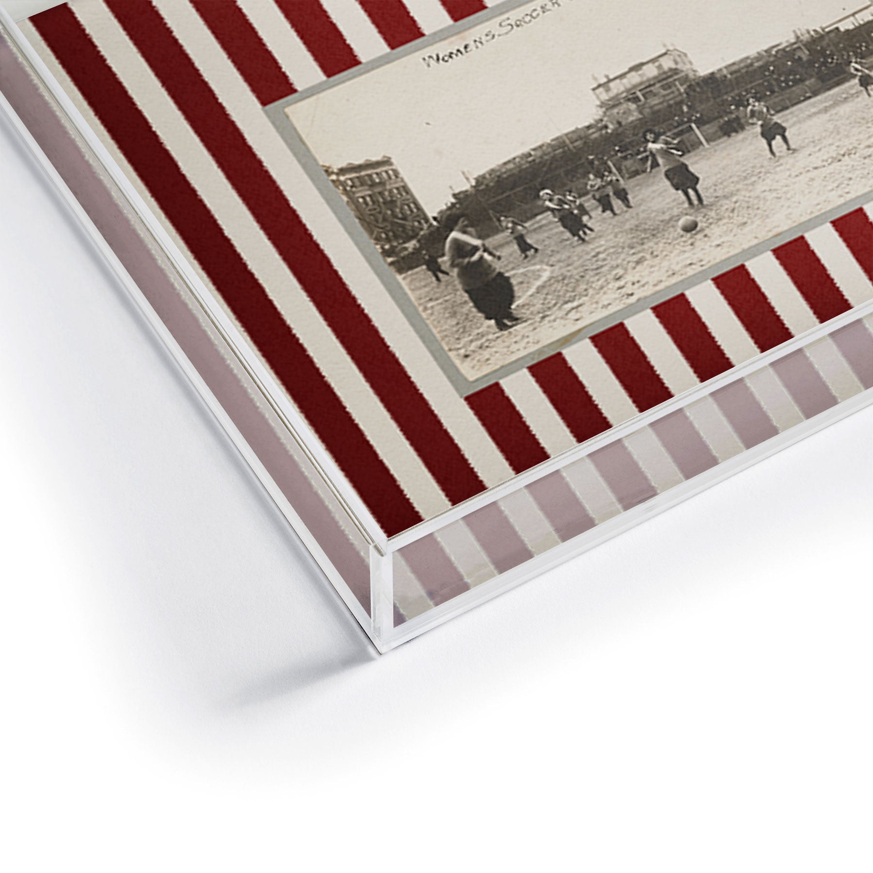 Society6 Design Studio Womens Soccer Game Acrylic Tray