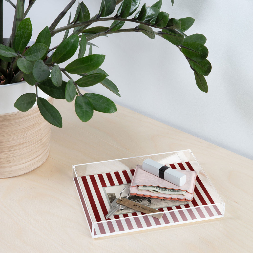Society6 Design Studio Womens Soccer Game Acrylic Tray